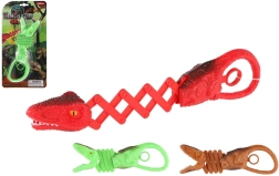 Pinza telescopica a dinosauro per bambini, plastica, 21 cm