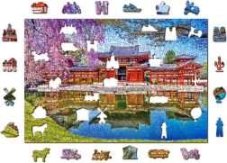 Puzzle in legno WOODEN CITY tempio BYODO‑IN, Kyoto – 505 pezzi