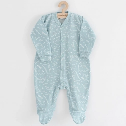 Tutina neonato NEW BABY Classic II dinosauro menta