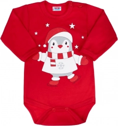 body neonato a maniche lunghe New Baby Winter Penguin