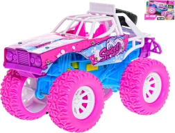 Fuoristrada con volano rosa-blu