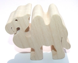 Animale di legno: cammello