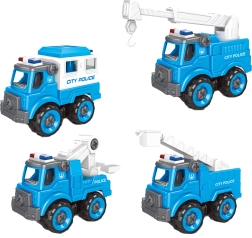 Auto della polizia a vite 11 cm