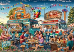 Puzzle Bluebird Carretto dei Gelati 2000 Pezzi
