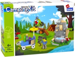 Set da costruzione campeggio – set creativo con 172 pezzi per bambini 6+