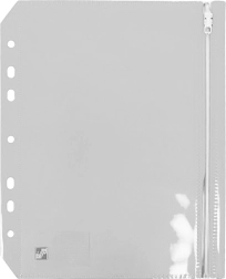 Borsetta trasparente con zip A5