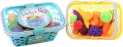 Cestino di plastica con alimenti per bambini