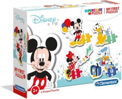 I miei primi puzzle MICKEY MOUSE 4 in 1 (3, 6, 9, 12 pezzi) – CLEMENTONI