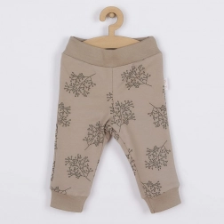 Pantaloni jogger in cotone per neonati Nicol Ella beige