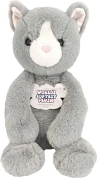 Gattino grigio di peluche 40 cm