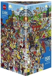 Puzzle 1500 pezzi Oktoberfest con poster