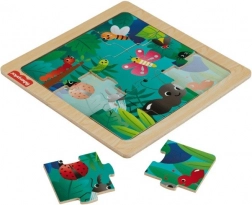 Puzzle di legno con motivo insetti Fisher-Price