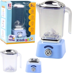 Frullatore da cucina per bambini con illuminazione, blu