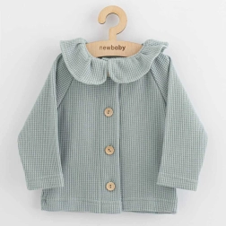 Giacchino/cardigan per neonati con bottoni New Baby Laura grigio 68 (4–6 mesi)