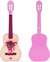 Chitarra rosa per bambini con 6 corde ECOTOYS