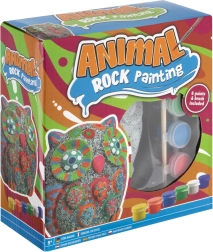 Kit creativo per dipingere pietre – gufo