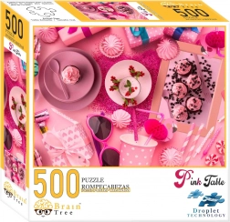 Puzzle Brain Tree Tavola in Rosa 500 pezzi