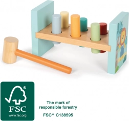 Martello di legno amici della giungla