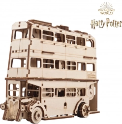 Ugears 3D Puzzle Meccanico in Legno Autobus Nottetempo Harry Potter