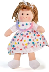 bigjigs toys bambola di stoffa phoebe 25 cm