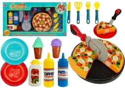 set da cucina per bambini pizza e gelato 20 pezzi
