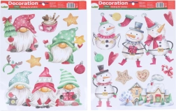 Decorazioni per finestre Mix Natale 41 × 29 cm