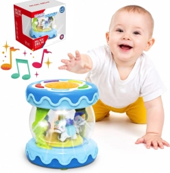WOOPIE BABY tamburo musicale con proiettore 3 in 1