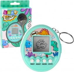 Tamagotchi portachiavi Pet Egg – gioco elettronico per bambini, turchese