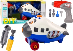 Aereo cartoon da montare DIY – blu