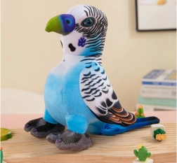 Pappagallo Blu di Peluche 20 cm