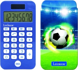 Calcolatrice tascabile Lexibook con motivo calcistico