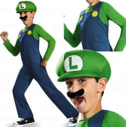 Costume di Luigi dal gioco Super Mario per ragazzi 137–149 cm (10–12 anni)