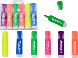 Set di evidenziatori pastello 6 pz