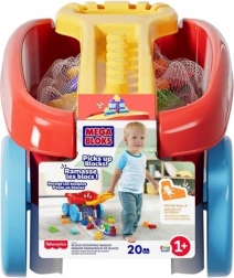MEGA BLOKS carrellino con mattoncini per bambini piccoli