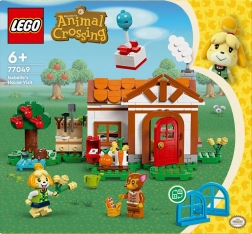 LEGO Animal Crossing Visita di Isabelle set da costruzione per bambini