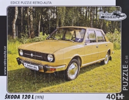Puzzle RETRO-AUTA Škoda 120 L 40 pezzi