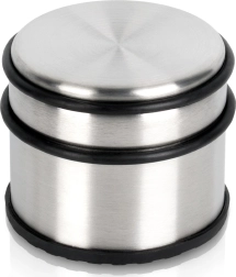 Fermoporta in acciaio inox, argento 9,5 cm