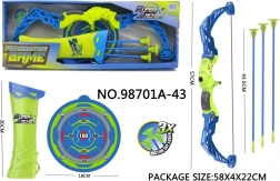 Set di tiro con l’arco per bambini con custodia per frecce