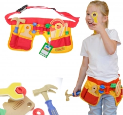 Cintura da carpentiere per bambini con utensili 12 pz MASTERKIDZ