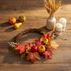 Ghirlanda decorativa autunnale 35 cm
