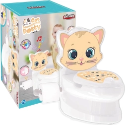 Vasino interattivo a forma di gattino con coperchio PILSAN