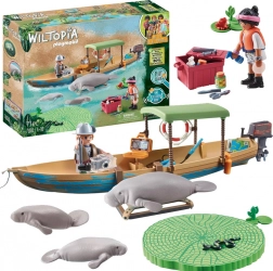 Playmobil Wiltopia spedizione in barca – salvataggio del lamantino (71 pezzi)