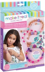 Make It Real set braccialetti e tatuaggi – fiori