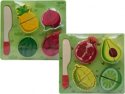 frutta di legno da tagliare