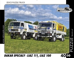 Puzzle RETRO-AUTA TRUCK Dakar speciali LIAZ 111 e LIAZ 100 – 40 pezzi