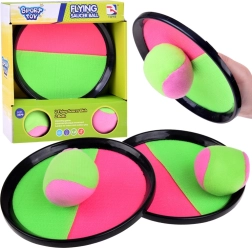 Set Acchiappa e Lancia con velcro – 2 palette e 2 palline per il divertimento all’aperto