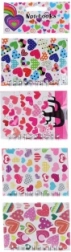 Set di taccuini tascabili con cuoricini, 4 pz