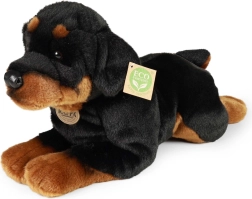 Rottweiler di peluche sdraiato 39 cm eco-friendly
