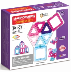 Costruzioni magnetiche Magformers Inspire Pastel 30 pezzi