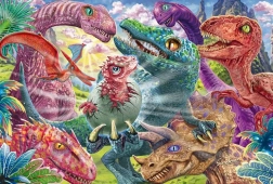 Puzzle piccolo dinosauro 100 pezzi